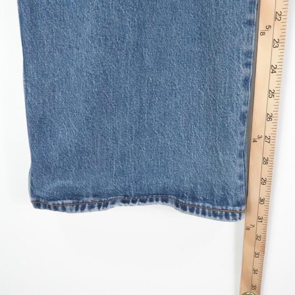 Reformation Jeans Womens 32 Alyssa Wide Leg Long‎ Denim Casual High Rise - Picture 6 of 15
